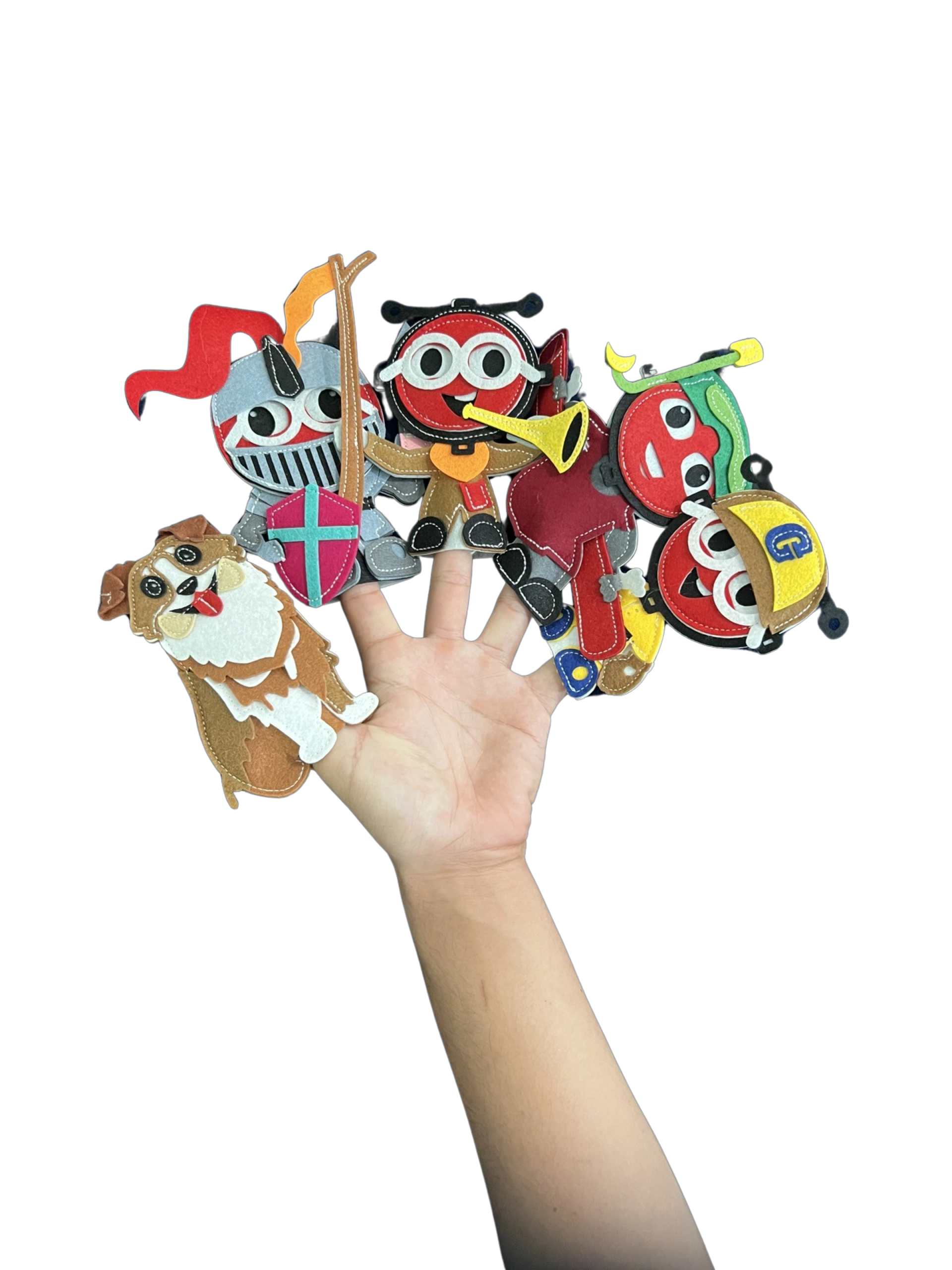 Sensory Finger Puppets - Adventures (8pcs)