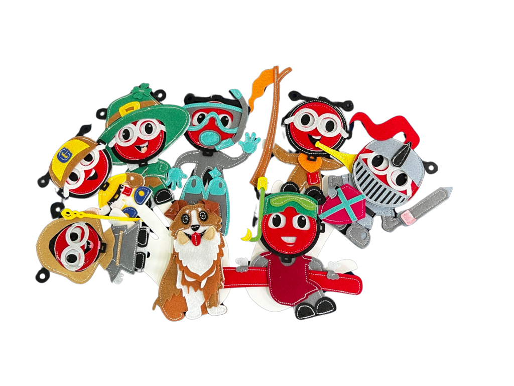 Sensory Finger Puppets - Adventures (8pcs)