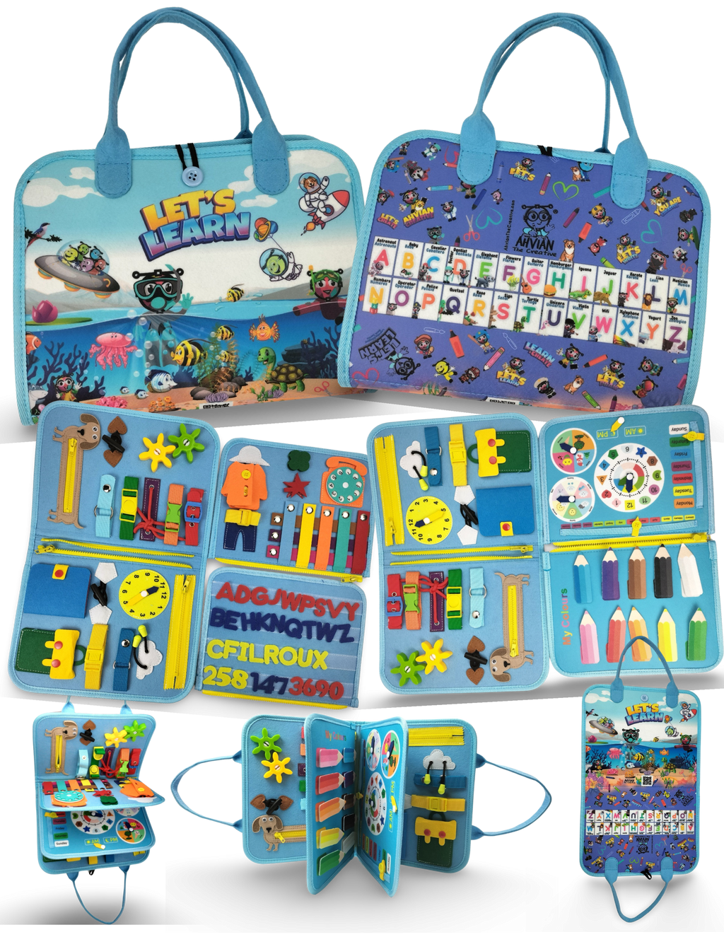 Fabric Activity Book (Alphabet) 👋📘