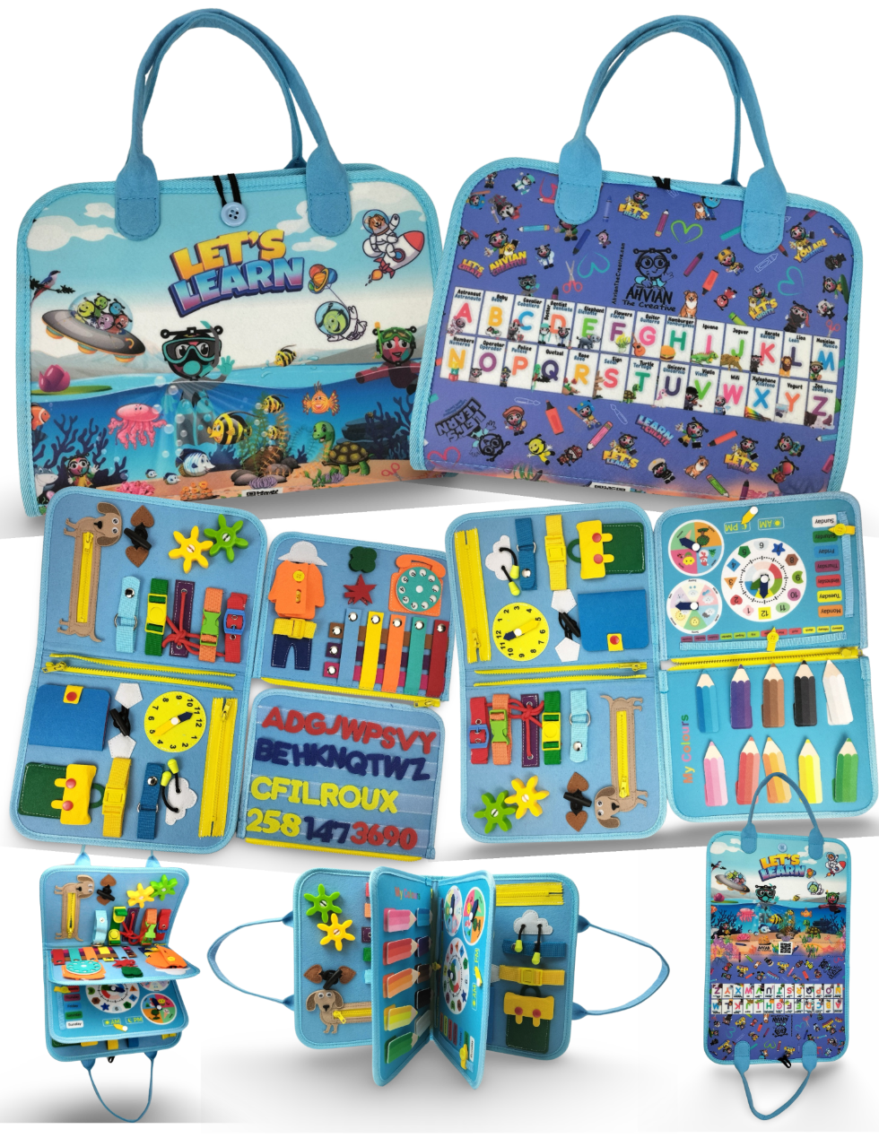 Fabric Activity Book (Alphabet) 👋📘