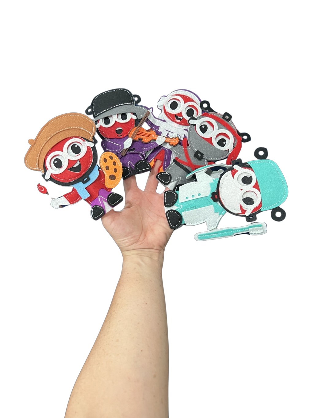 Sensory Finger Puppets - Mixed (10pcs)