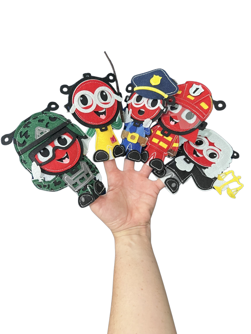 Sensory Finger Puppets - Mixed (10pcs)