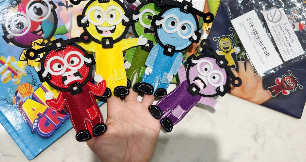 Finger Puppets - Emotions/Feelings (5pcs)