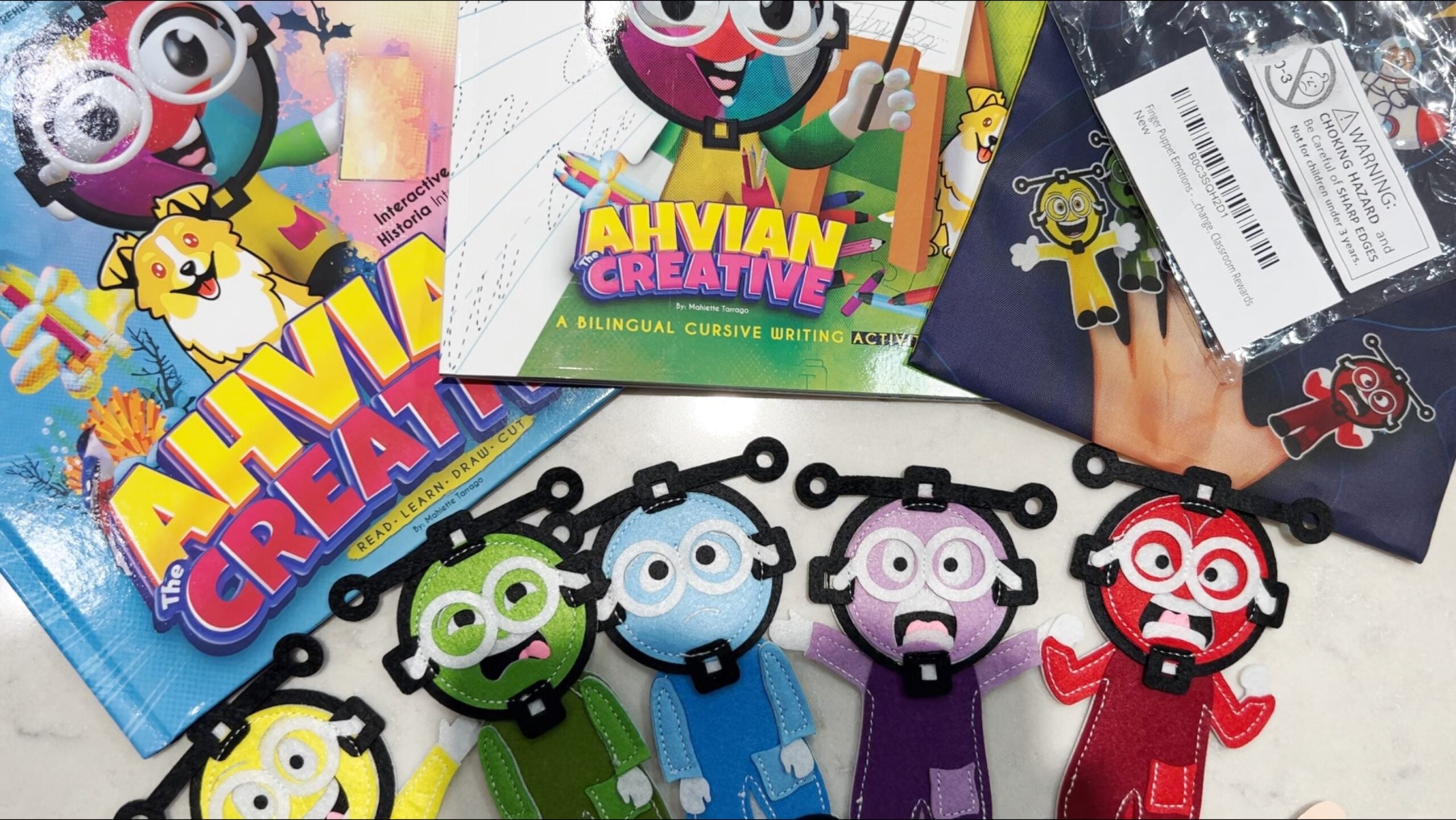 Finger Puppets - Emotions/Feelings (5pcs)