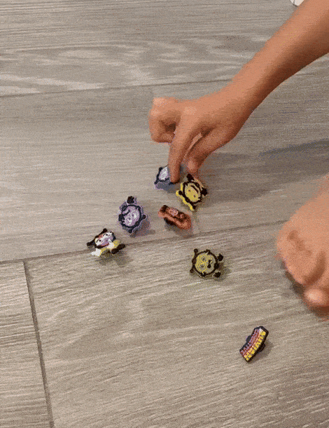 Lace Shoes Charms - Emotion Learning (7pcs)