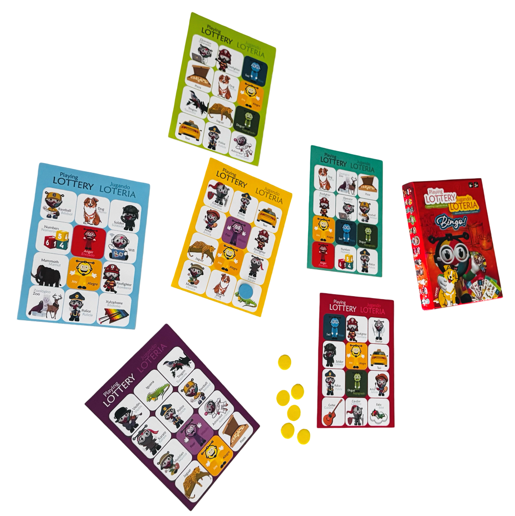 Dual-Language Bingo/Loteria Game (44pcs)
