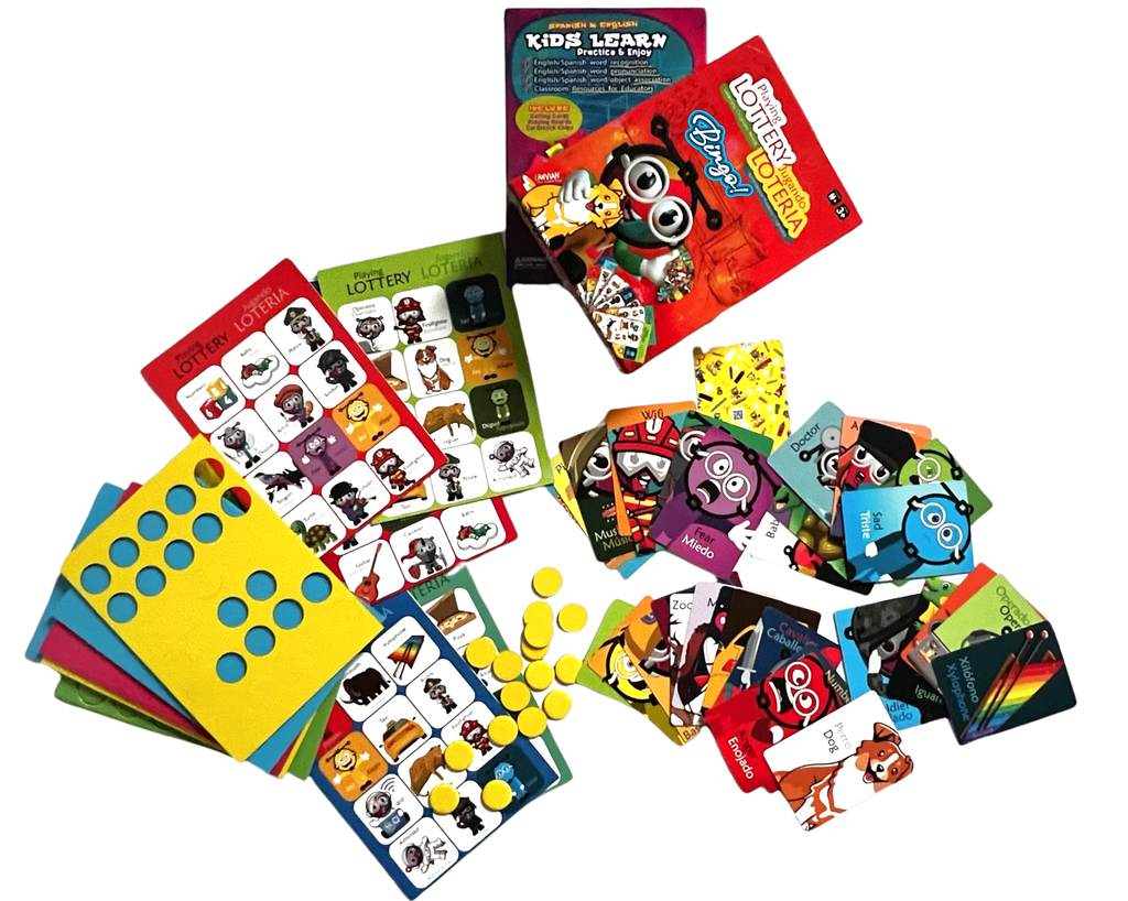 Dual-Language Bingo/Loteria Game (44pcs)