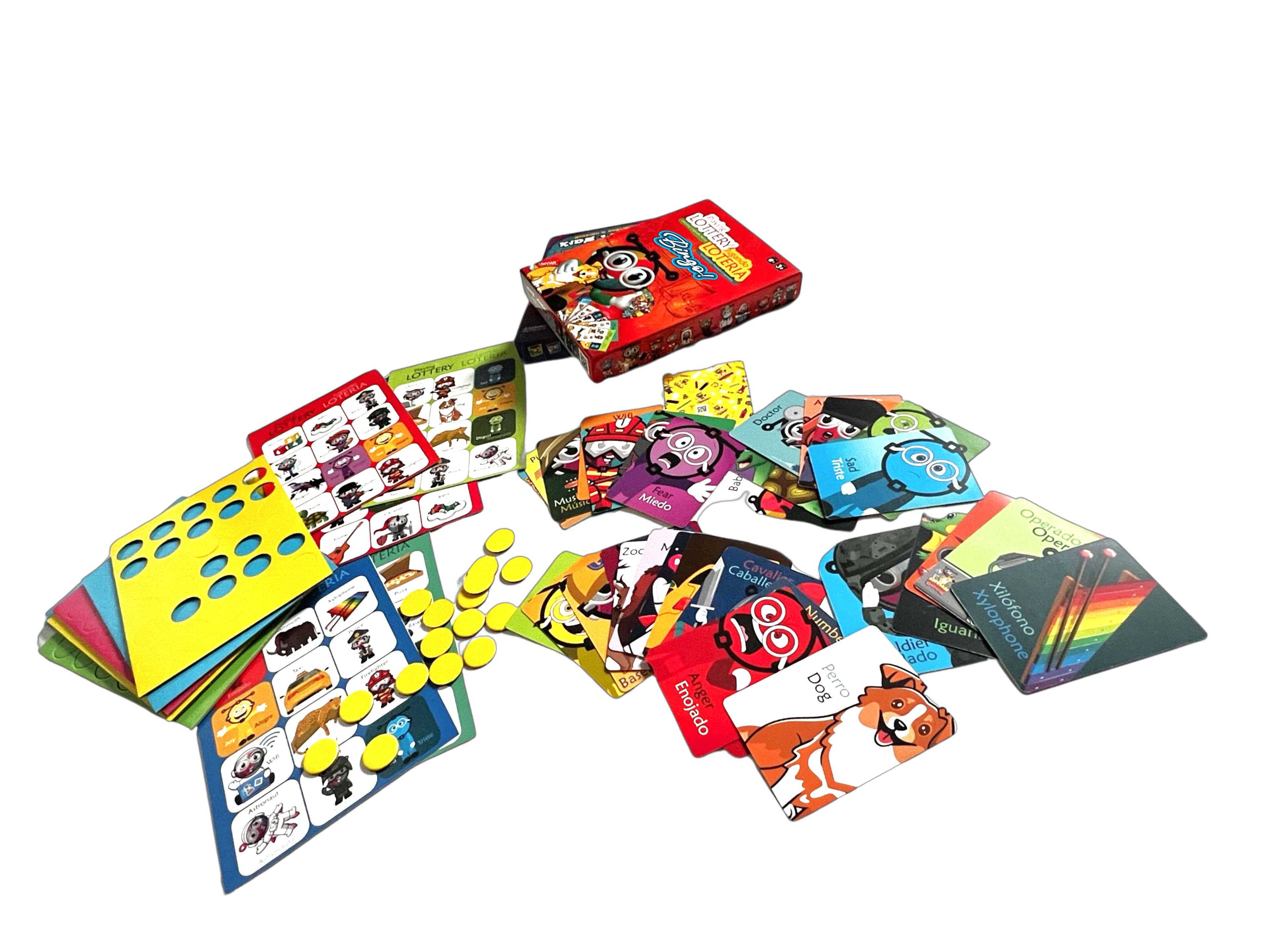 Dual-Language Bingo/Loteria Game (44pcs)