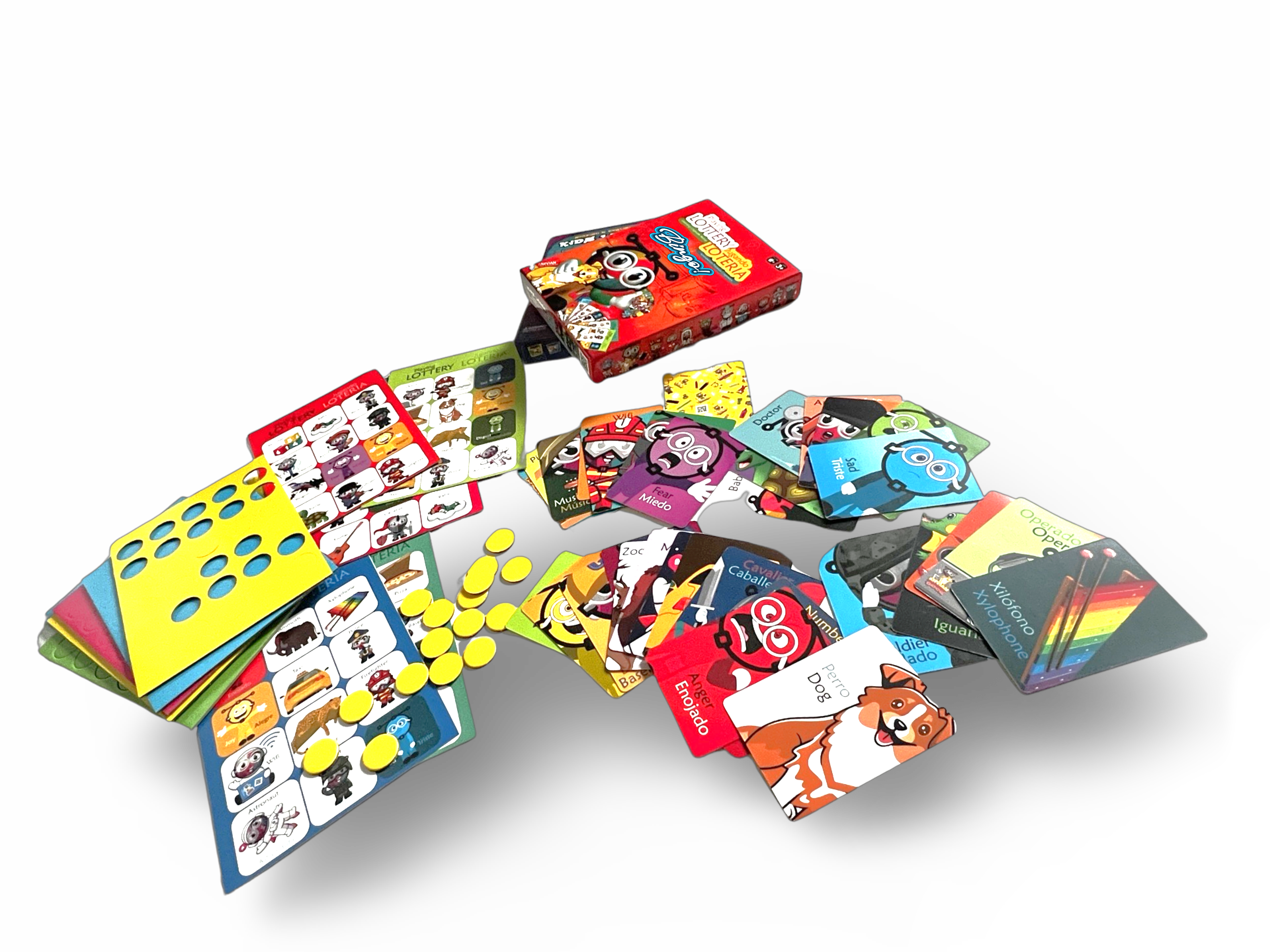 Dual-Language Bingo/Loteria Game (44pcs)