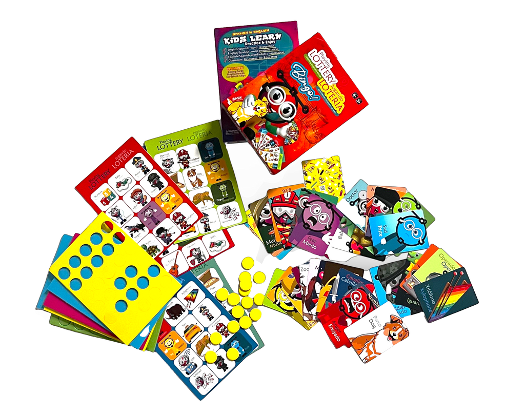 Dual-Language Bingo/Loteria Game (44pcs)