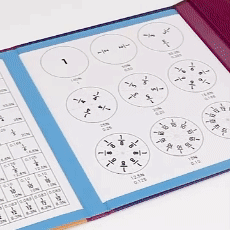 Math Magnetic Book ♟️ (102pcs) Learning Fractions/Division