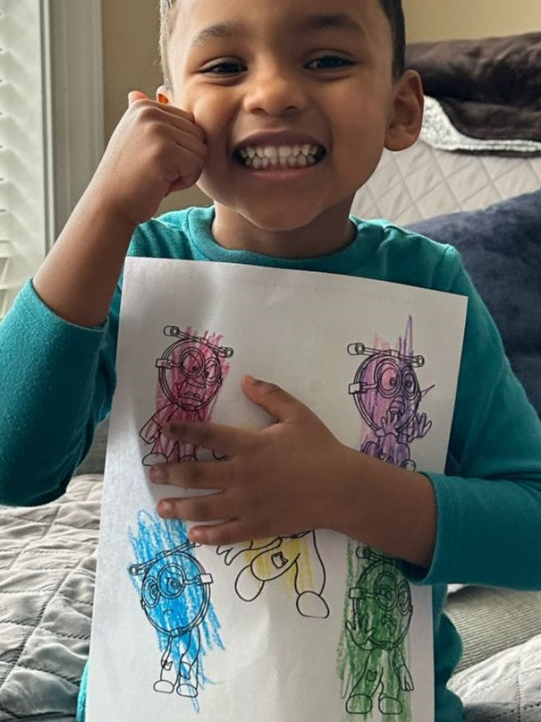 Coloring Book + Crayons