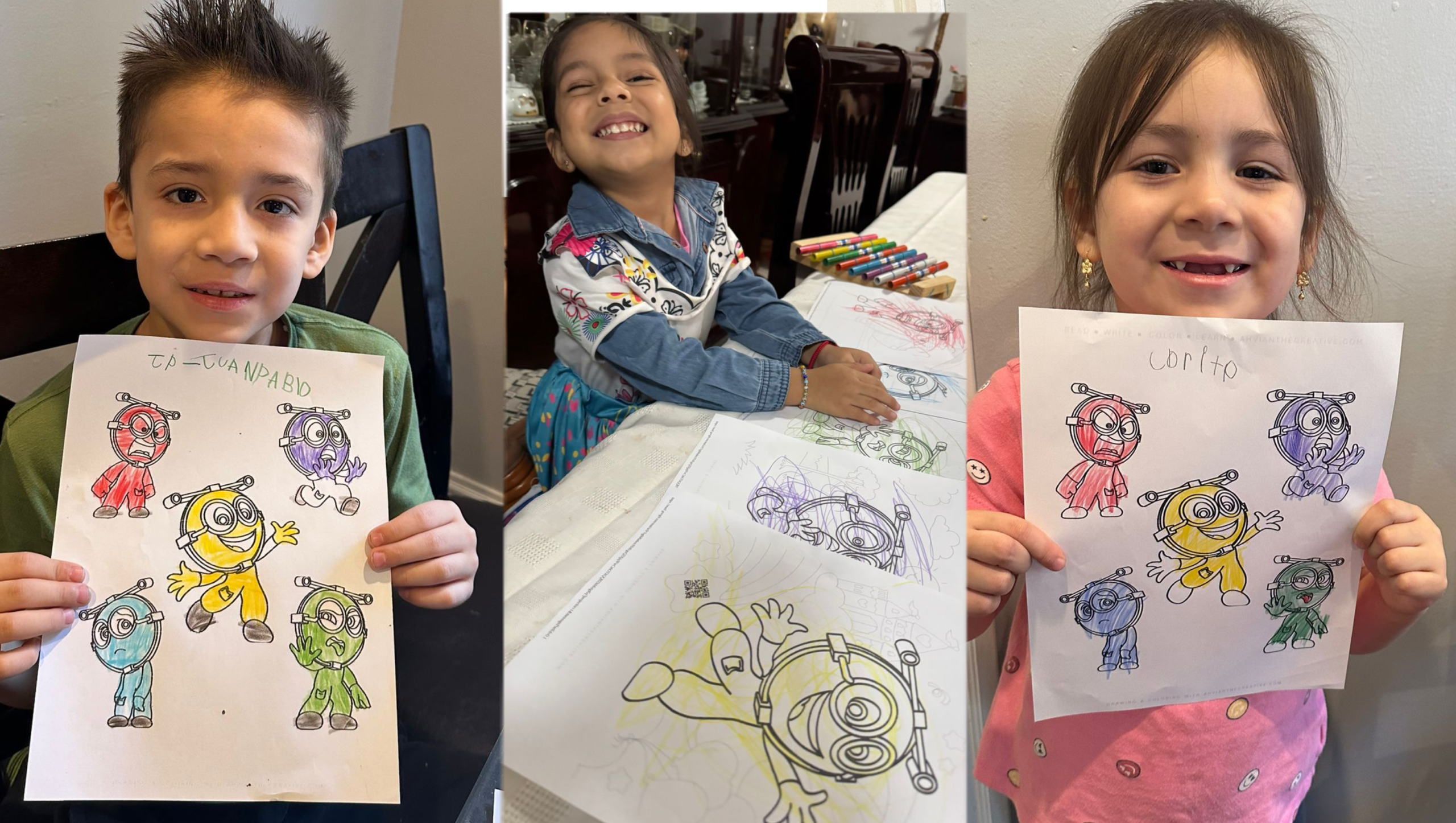 Coloring Book + Crayons
