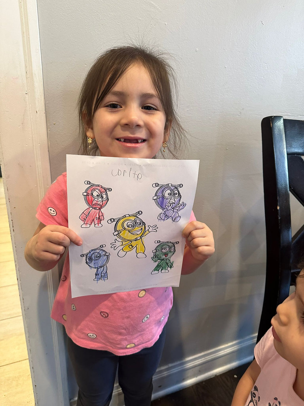 Coloring Book + Crayons
