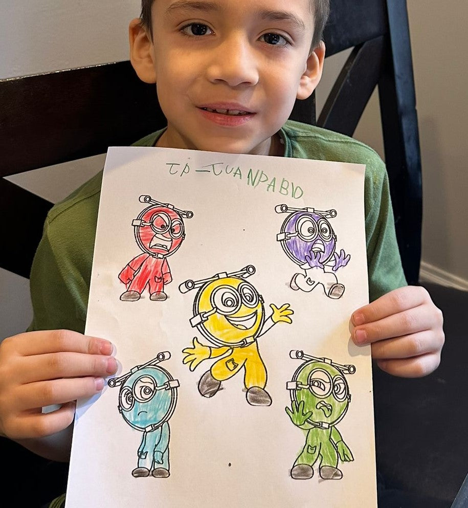 Coloring Book + Crayons
