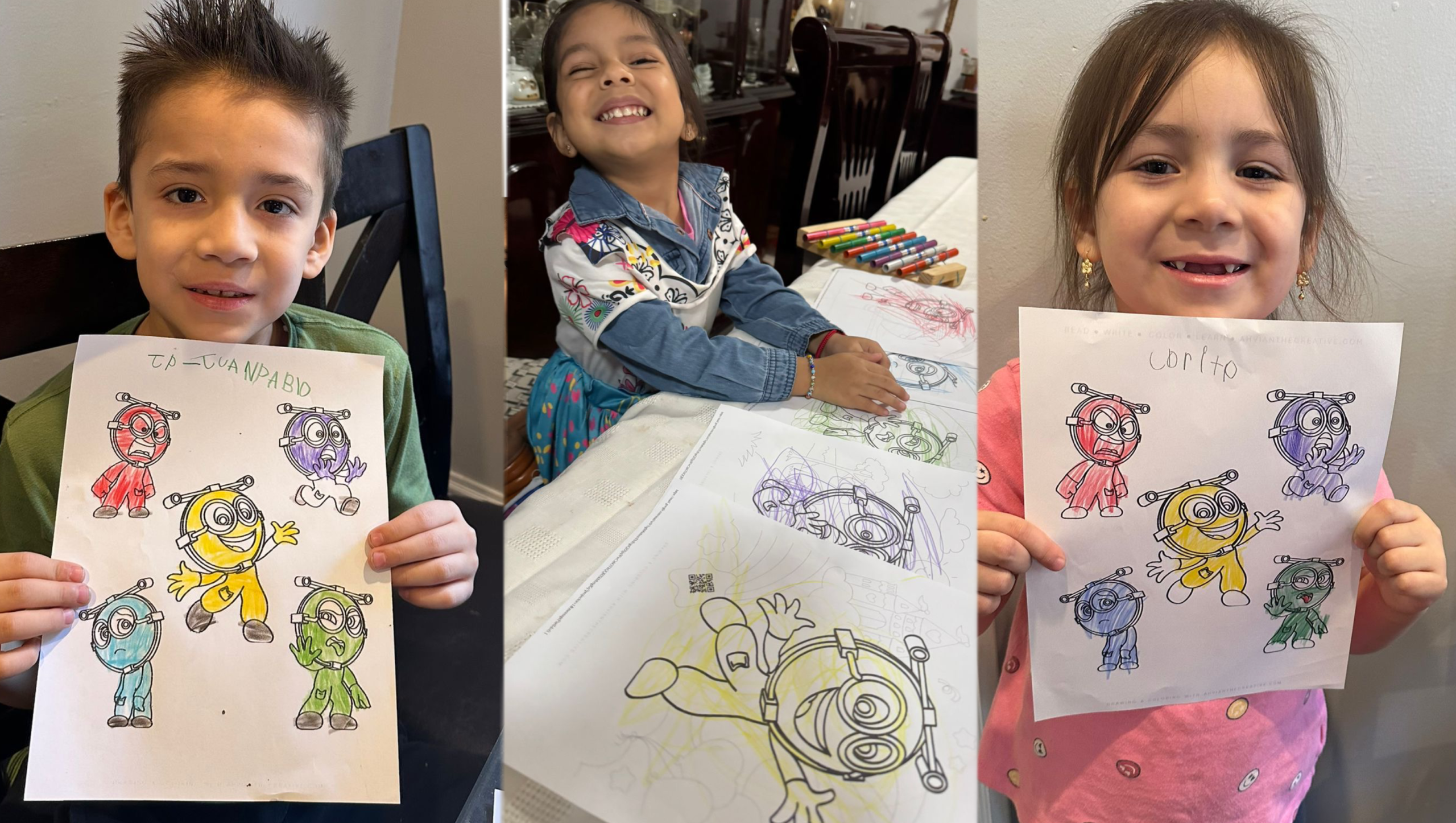 Coloring Book + Crayons