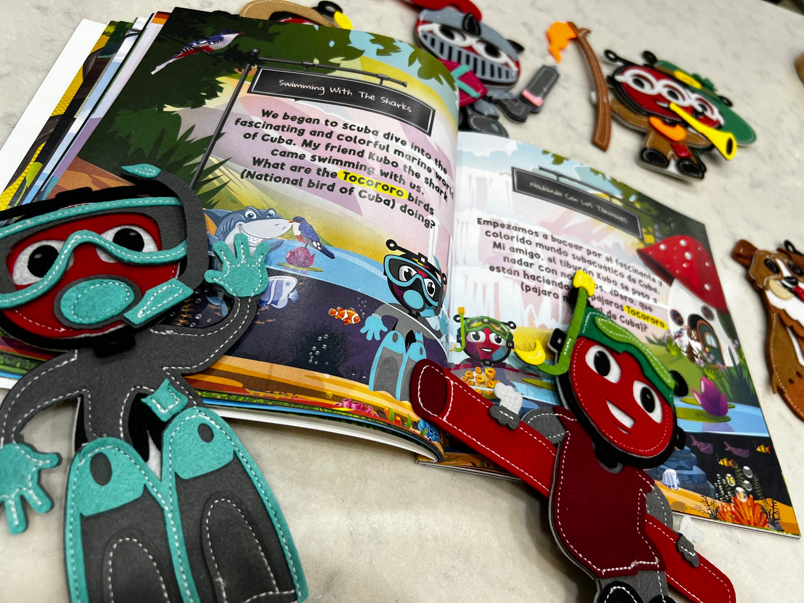 Sensory Finger Puppets - Adventures (8pcs)