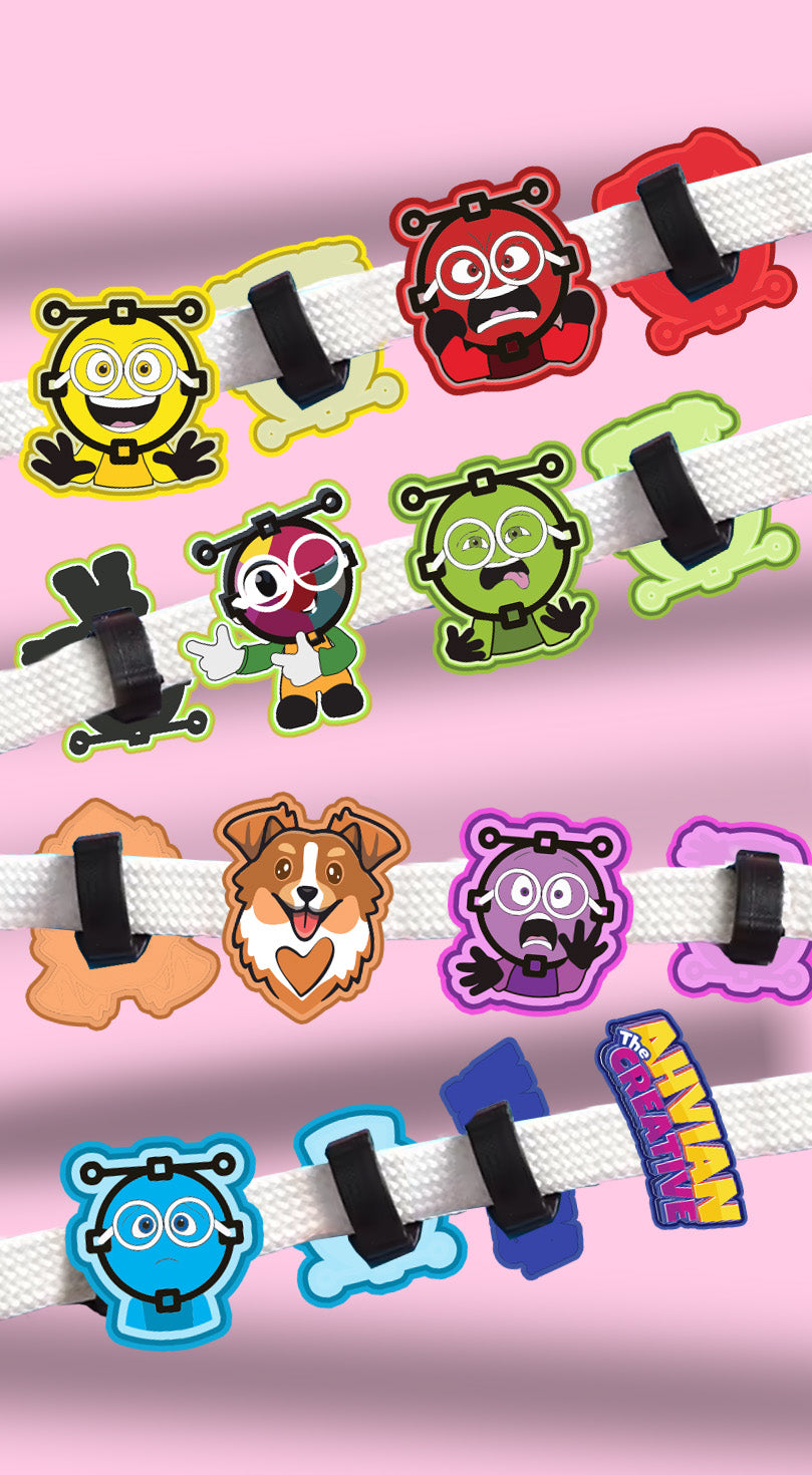 Bracelet for Stress Relief - Fidget Zipper - Supporting Emotion Learning SEL (11pcs)