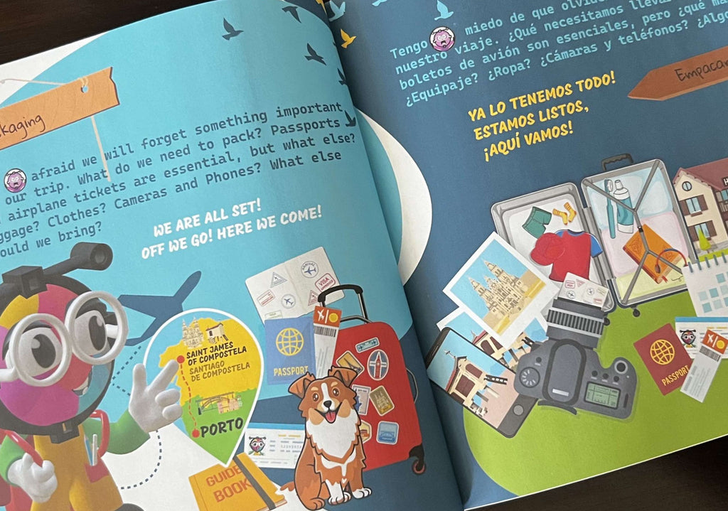 AhvianTheCreative: Travels- Bilingual Reading & Activity Book 📘