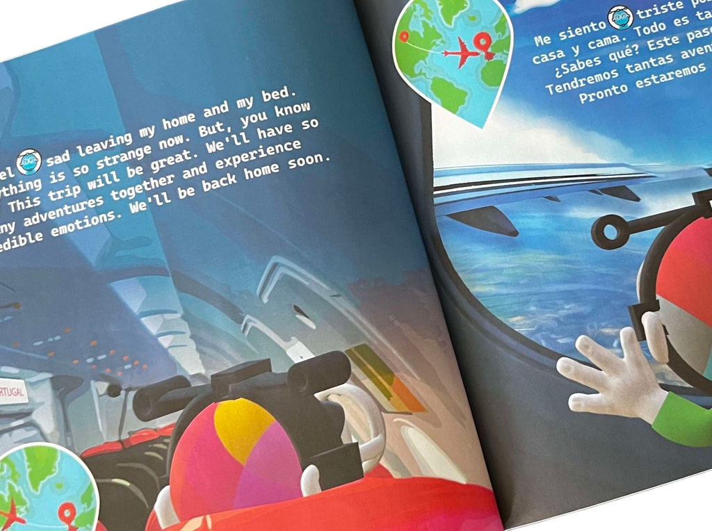 AhvianTheCreative: Travels- Bilingual Reading & Activity Book 📘