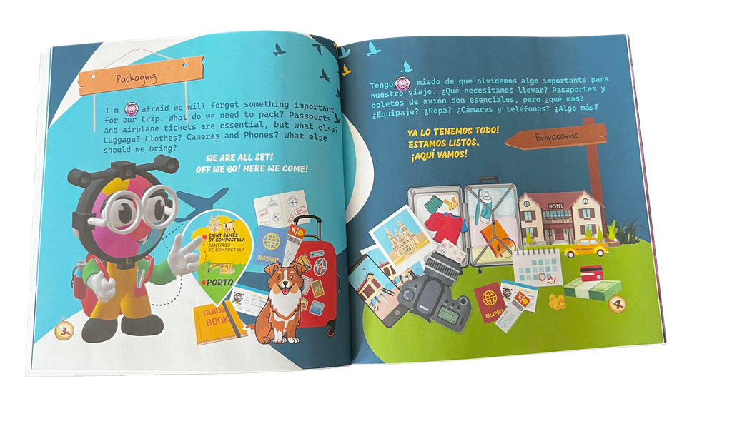 AhvianTheCreative: Travels- Bilingual Reading & Activity Book 📘