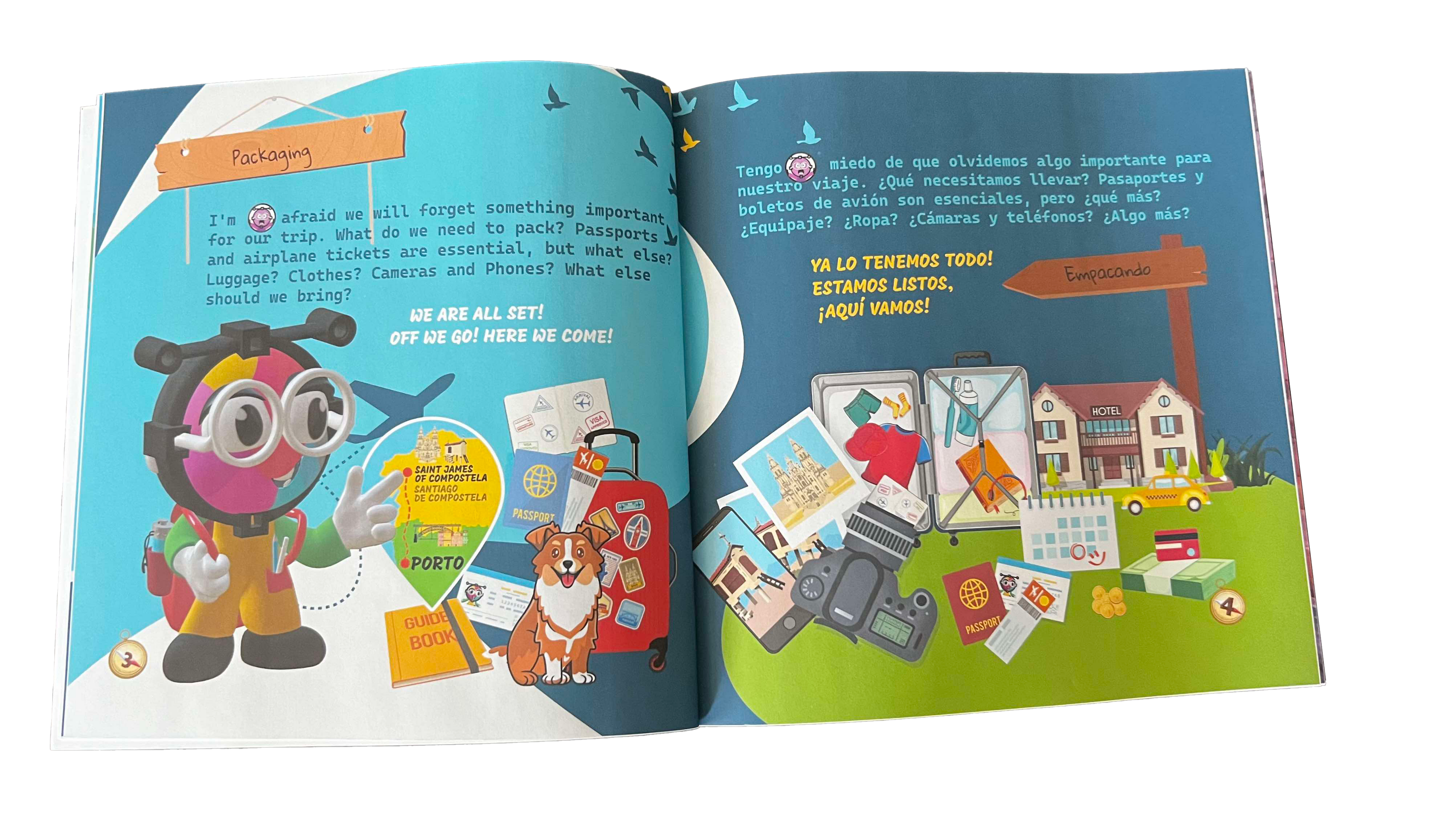 AhvianTheCreative: Travels- Bilingual Reading & Activity Book 📘
